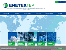 Tablet Screenshot of enetex-tep.cz